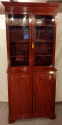 Victorian Mahogany Cupboard Bookcase c1890